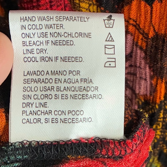 Patrons of Peace Bohemian Multicolor Floral Playsuit Romper S - Picture 13 of 13